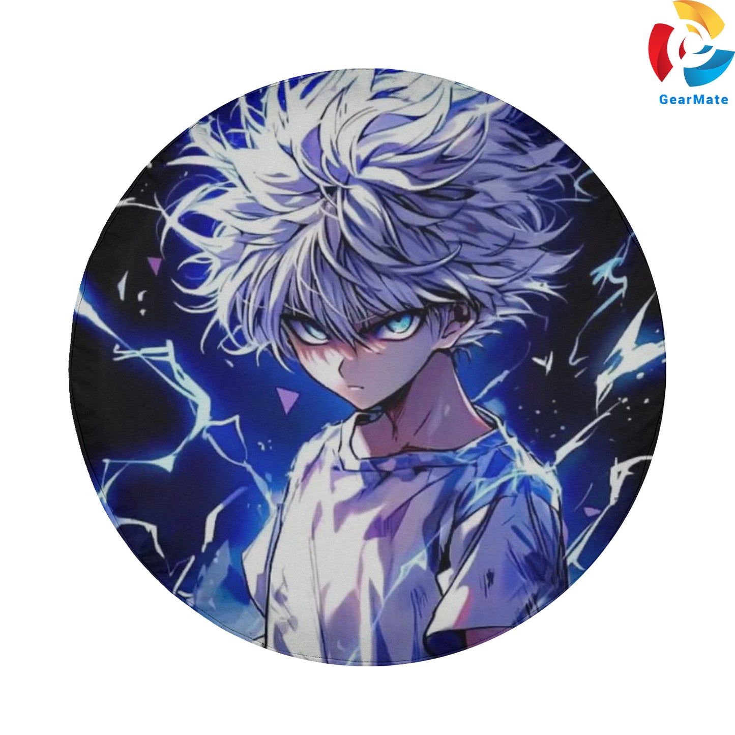 Hunter x Hunter Killua Zoldyck Anime Fans Spare Tire Cover – Premium Waterproof UV-Resistant Protector