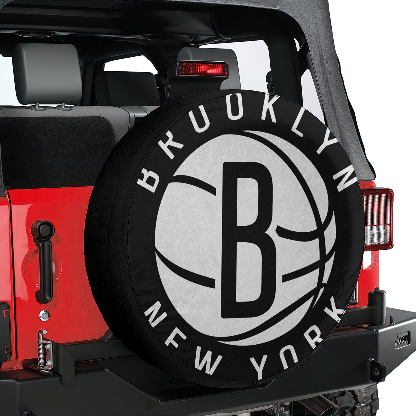 Brooklyn Nets Spare Tire Cover – Premium Waterproof UV-Resistant Protector