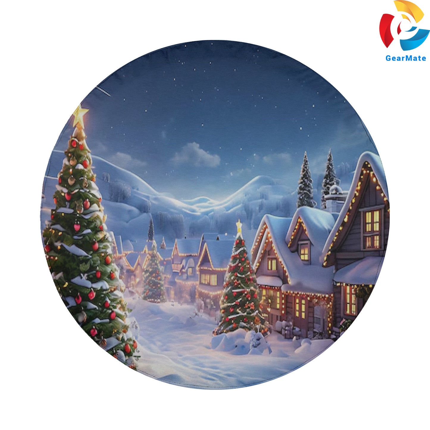 Merry Christmas 2024 Festive Home Spare Tire Cover – Premium Waterproof UV Resistant Protector