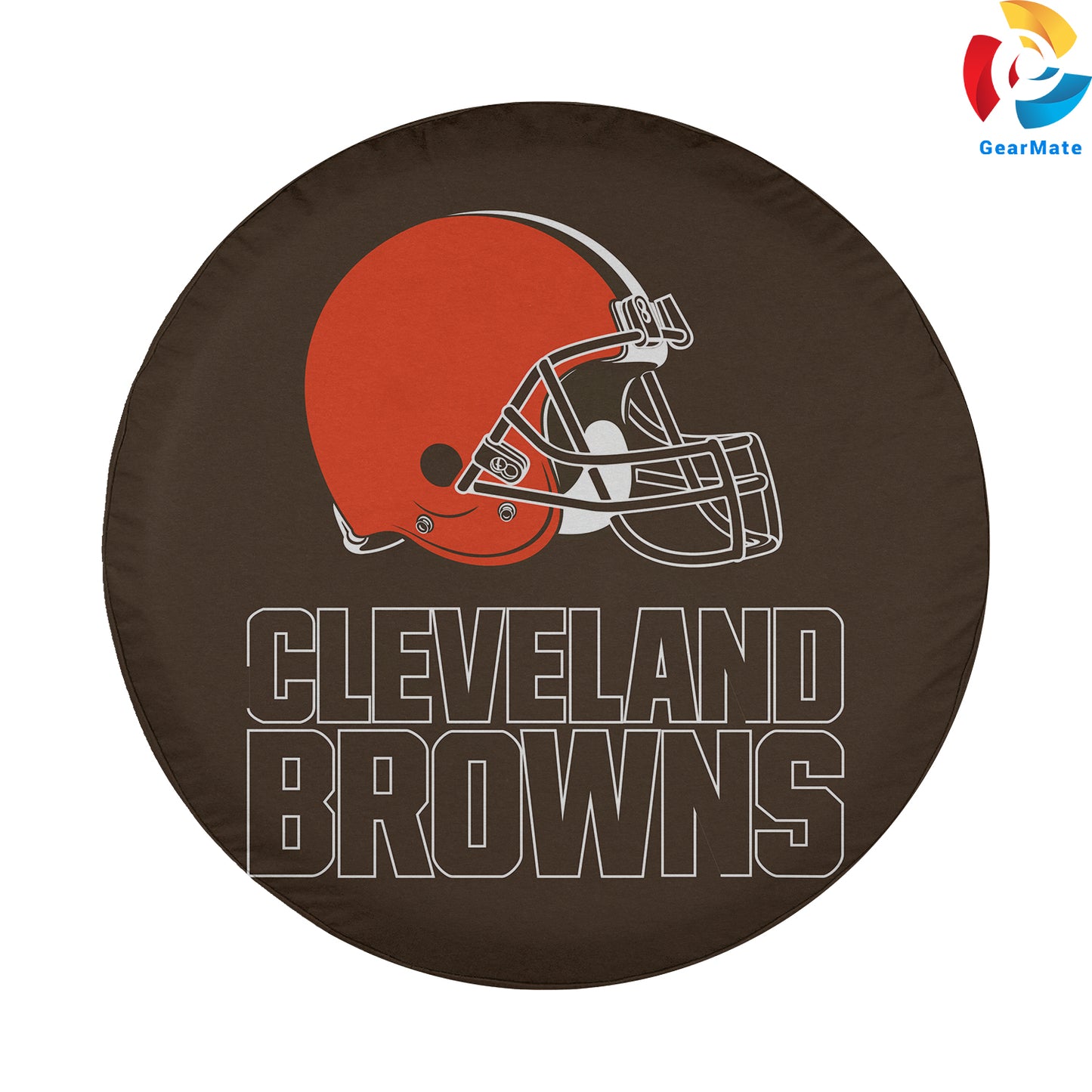 Cleveland Browns NFL Spare Tire Cover – Premium Waterproof UV-Resistant Protector