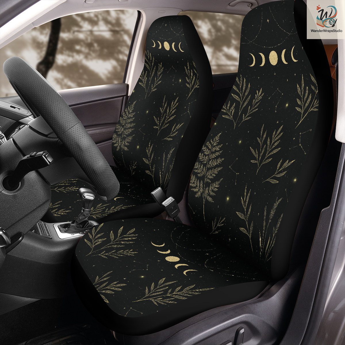 Celestial Sky Seat Covers – High Quality Graphic and Polar Fleece Protector Set