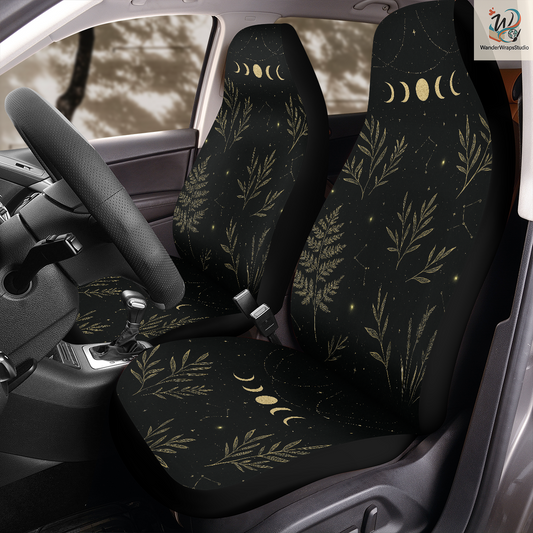 Celestial Sky Seat Covers – High Quality Graphic and Polar Fleece Protector Set