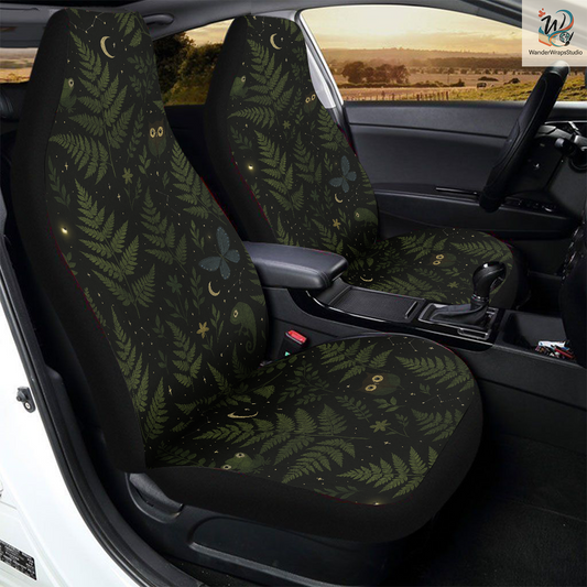 Botanical Night Car Seat Covers – High Quality Graphic and Polar Fleece Protector Set