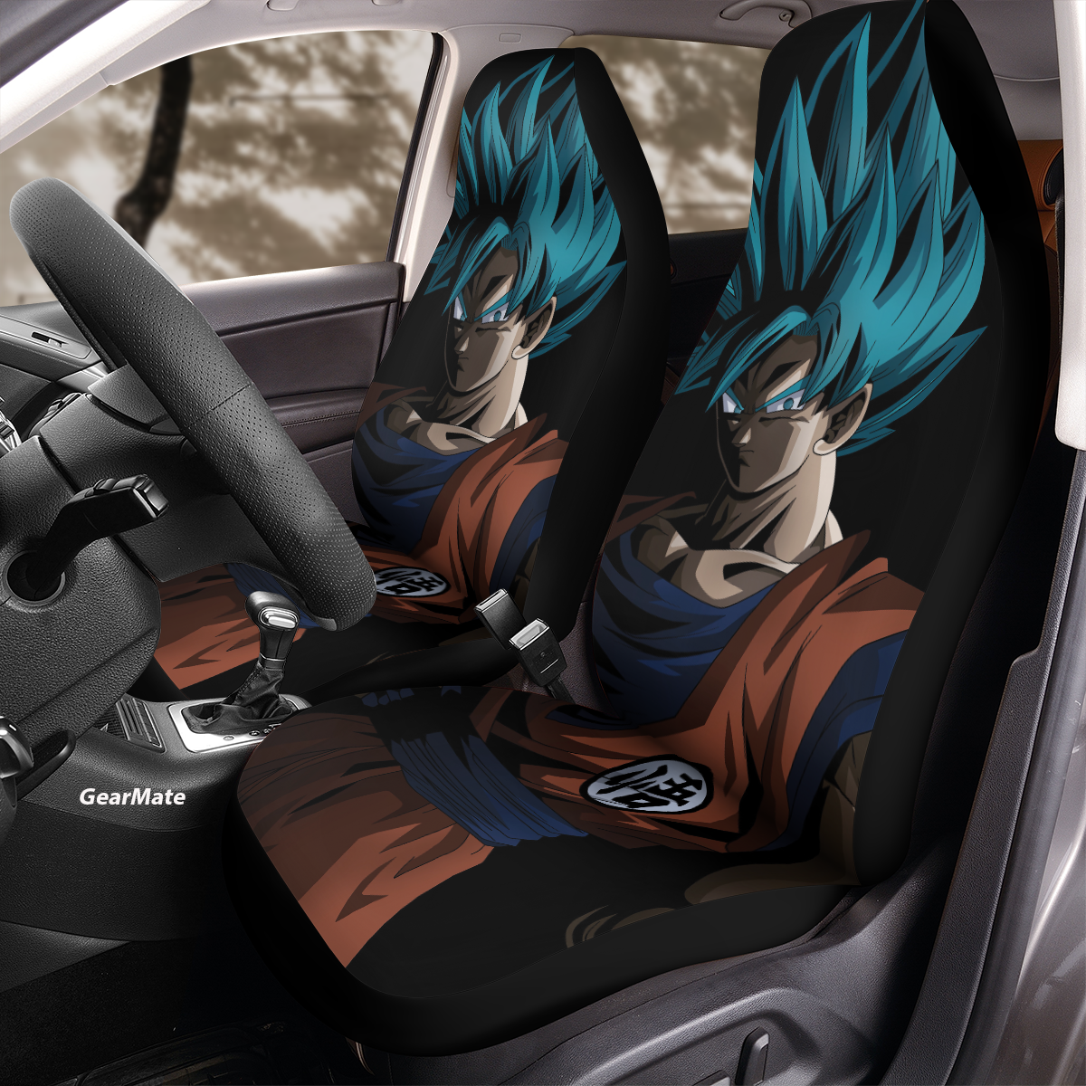 Dragon Ball Super Car Seat Covers – High Quality Graphic and Polar Fleece Protector Set