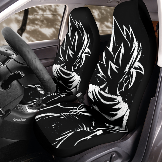 Son Goku Car Seat Covers – High Quality Graphic and Polar Fleece Protector Set