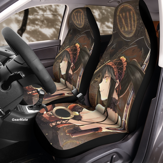 Tokisaki Kurumi Date A Live Car Seat Covers – High Quality Graphic and Polar Fleece Protector Set