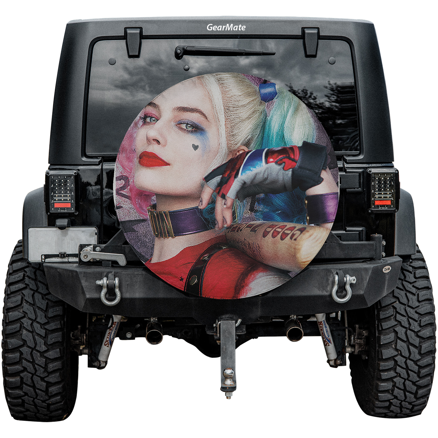 Harley Quinn Spare Tire Cover – Premium Waterproof UV-Resistant Protector