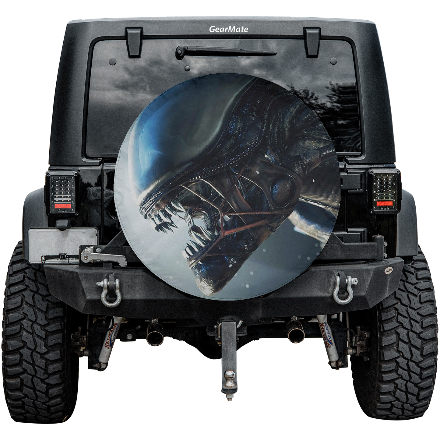 Xenomorph Spare Tire Cover – Premium Waterproof UV-Resistant Protector