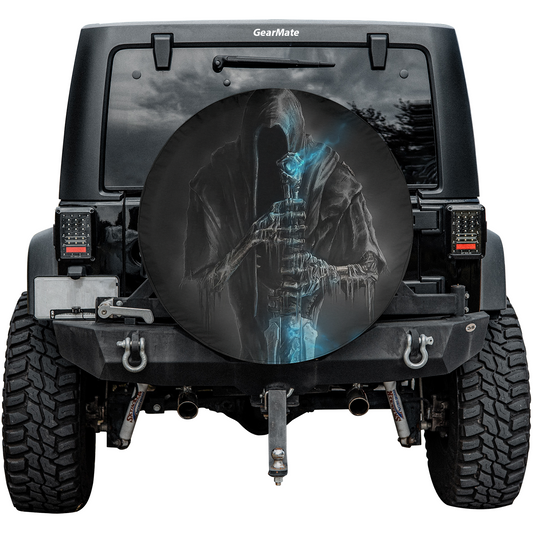 Grim Reaper Spare Tire Cover – Premium Waterproof UV-Resistant Protector