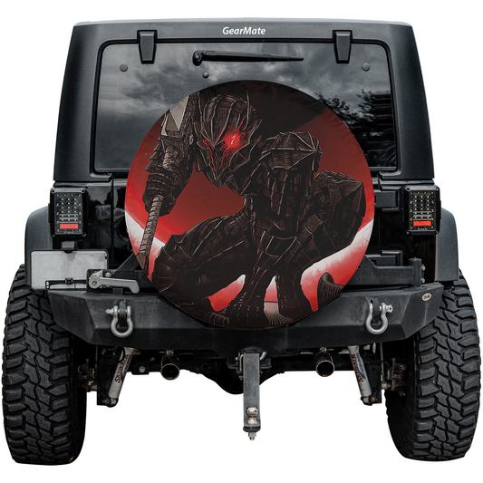 Berserk Guts Spare Tire Cover – Premium Waterproof UV-Resistant Protector