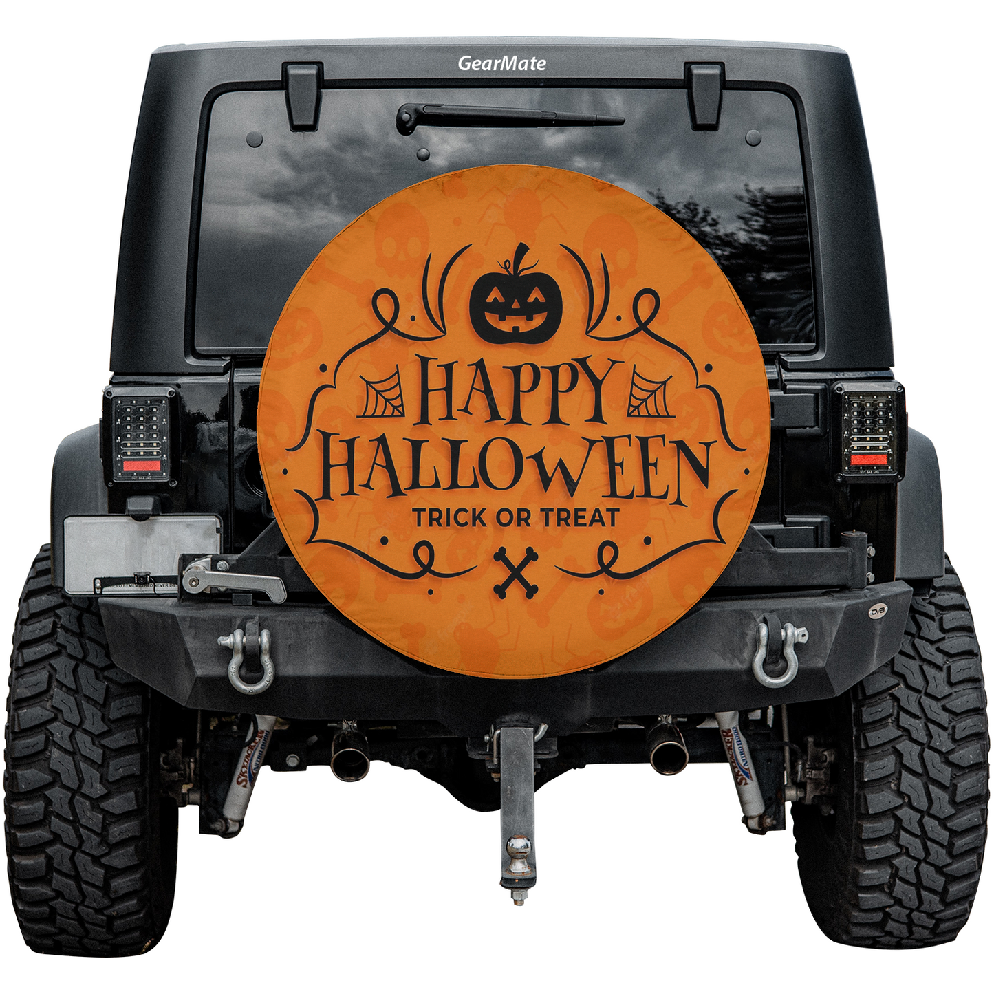 Halloween Party Trick or Treat Spare Tire Cover – Premium Waterproof UV-Resistant Protector